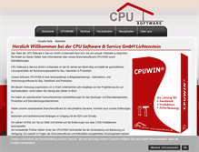 Tablet Screenshot of cpusoftware.de